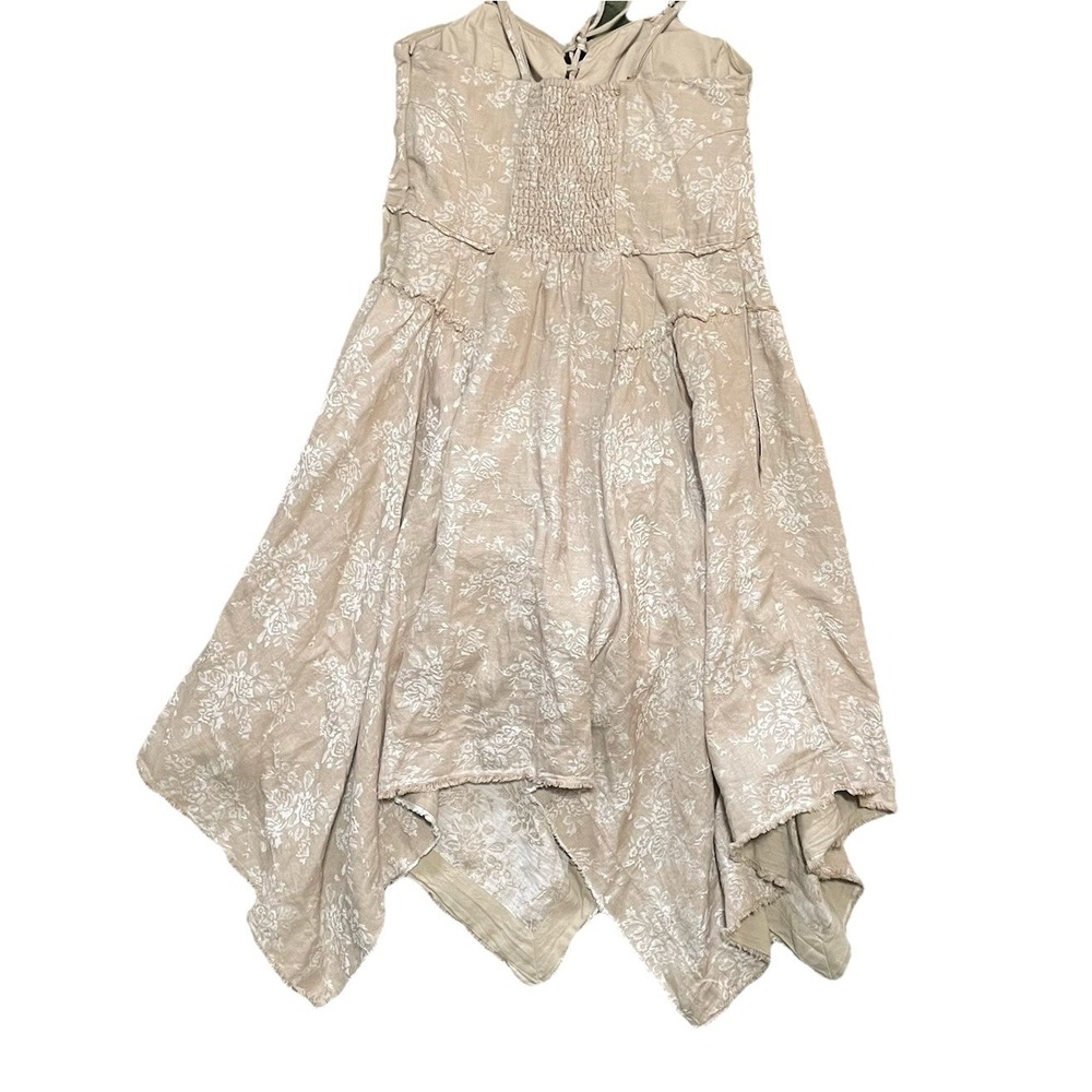 By Anthropologie Corset Seamed Mini Dress Floral Fairy Whimsical Bohemian Size M - Picture 11 of 16